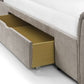 Bed - Fabric Bed Ravello Deep Button Scroll Bed