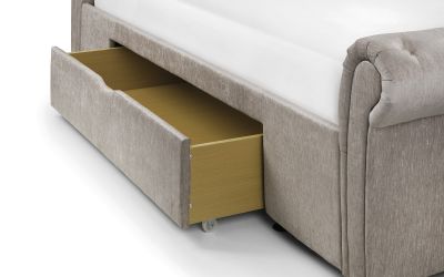 Bed - Fabric Bed Ravello Storage Bed with 2 Drawers