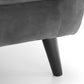 Chair - Monza Chair - Grey Velvet & Blue