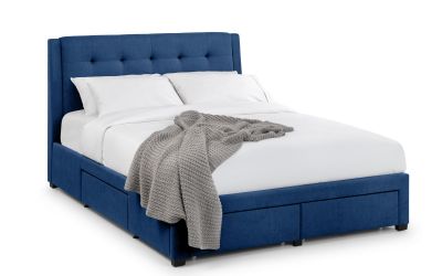 Bed - Fabric Bed - FULLERTON 4 DRAWER BED