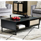 Coffee Table-Padstow-coffee-table-oak-black