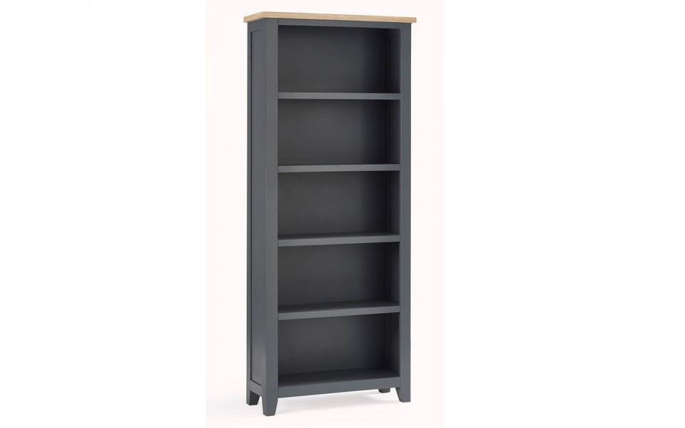 Bookcases - Bordeaux Tall Bookcase - Dark Grey