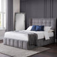 Bed - Fabric Bed Gatsby Storage Ottoman Bed