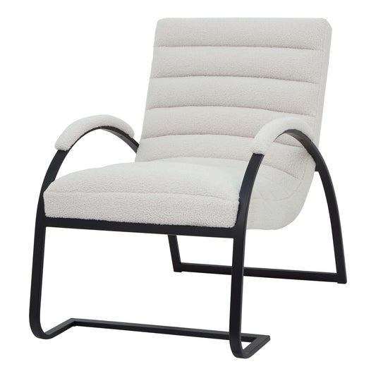 Chair - Bouclé Ribbed Ark Chair