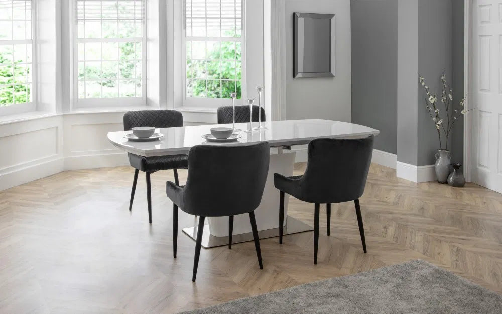 Dining Table - Como High Gloss Extending Table