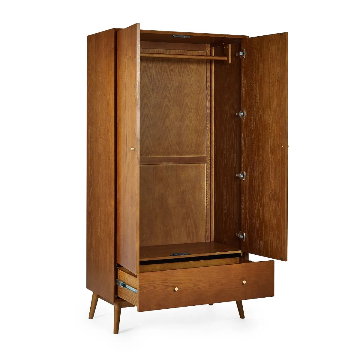 Wardrobe - Lowry 2 Door 1 Drawer Wardrobe