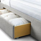 Bed - Fabric Bed - Capri Fabric Bed with 2 Drawers