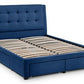 Bed - Fabric Bed - FULLERTON 4 DRAWER BED