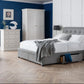 Bed - Fabric Bed - FULLERTON 4 DRAWER BED