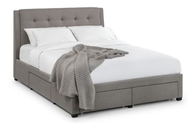 Bed - Fabric Bed - FULLERTON 4 DRAWER BED