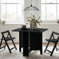 Dining Set - Gatan Small Gateleg Table With 2 Chairs