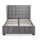 Bed - Fabric Bed Gatsby Bed - Light Grey