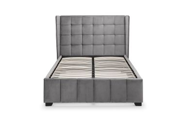 Bed - Fabric Bed Gatsby Bed - Light Grey