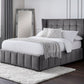 Bed - Fabric Bed Gatsby Bed - Light Grey