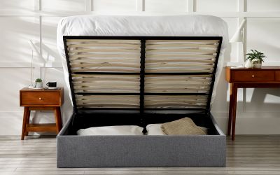 BED  Storage Bed  Merida Lift-Up Storage Bed