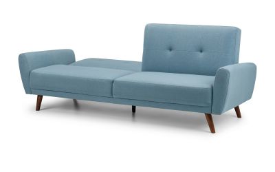 Sofabed - Monza Sofabed - Grey Velvet & Blue