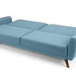 Sofabed - Monza Sofabed - Grey Velvet & Blue