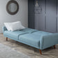 Sofabed - Monza Sofabed - Grey Velvet & Blue