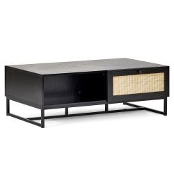 Coffee Table-Padstow-coffee-table-oak-black