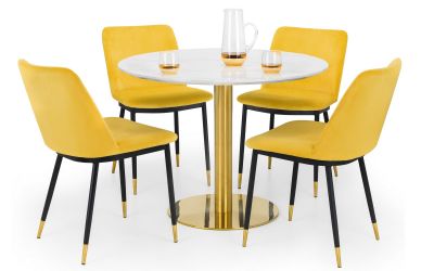 Table Sets - Palermo Round Pedestal Table &  Chairs