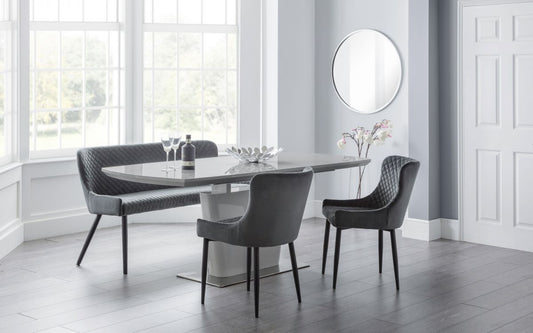 Dining Set - Como Grey & Luxe Grey Dining Sets
