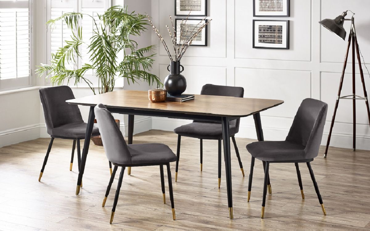 Dining Set - Findlay Rectangular Table & 4 Chairs