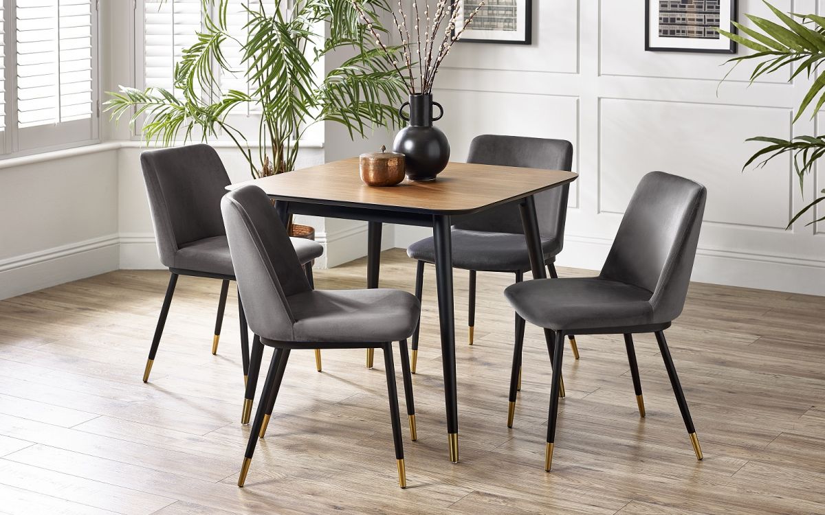 Dining Set - Findlay Rectangular Table & 4 Chairs