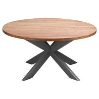 Dining Table - Live Edge Collection Large Round Dining Table