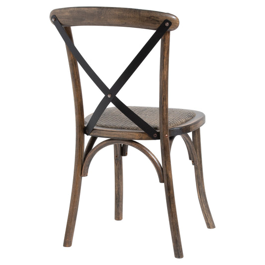 Dining Chairs - Oak Cross Back Dining Chair
