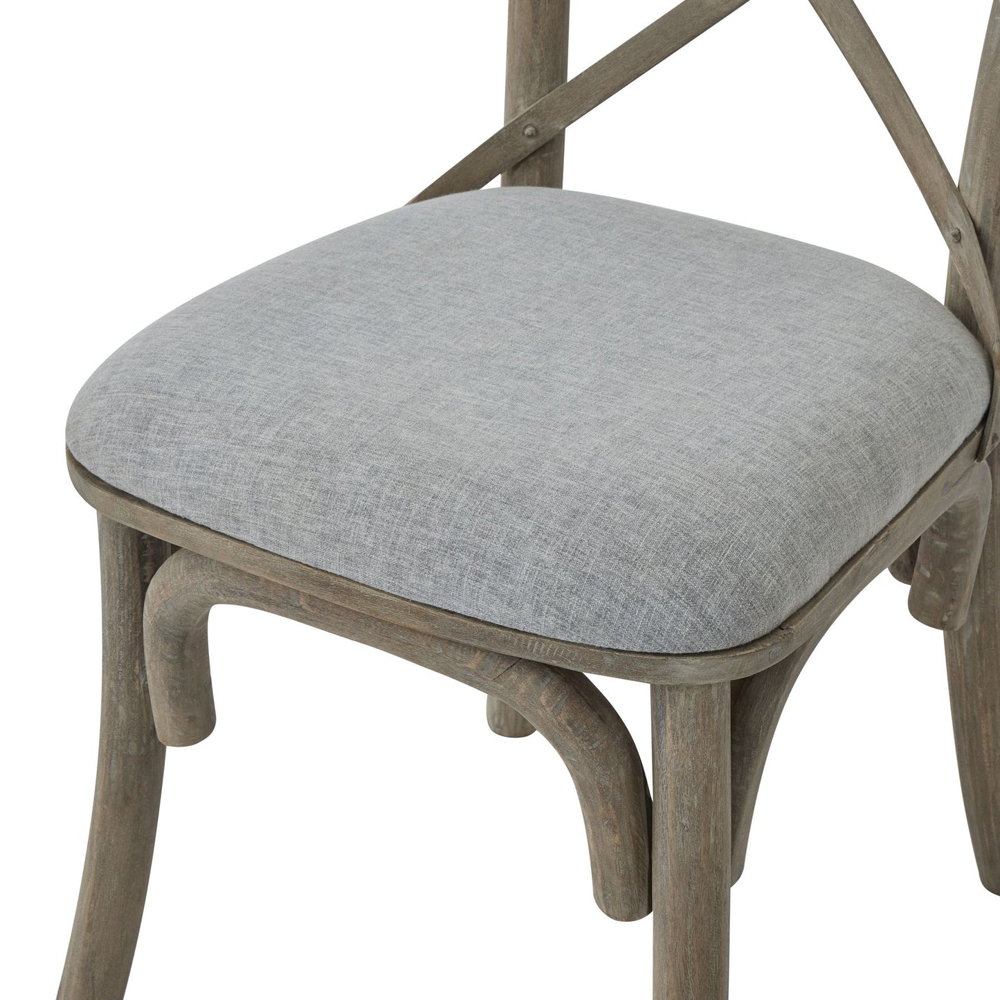 Dining Chair - Copgrove Collection Cross Back Carver Chair With Fabric Seat