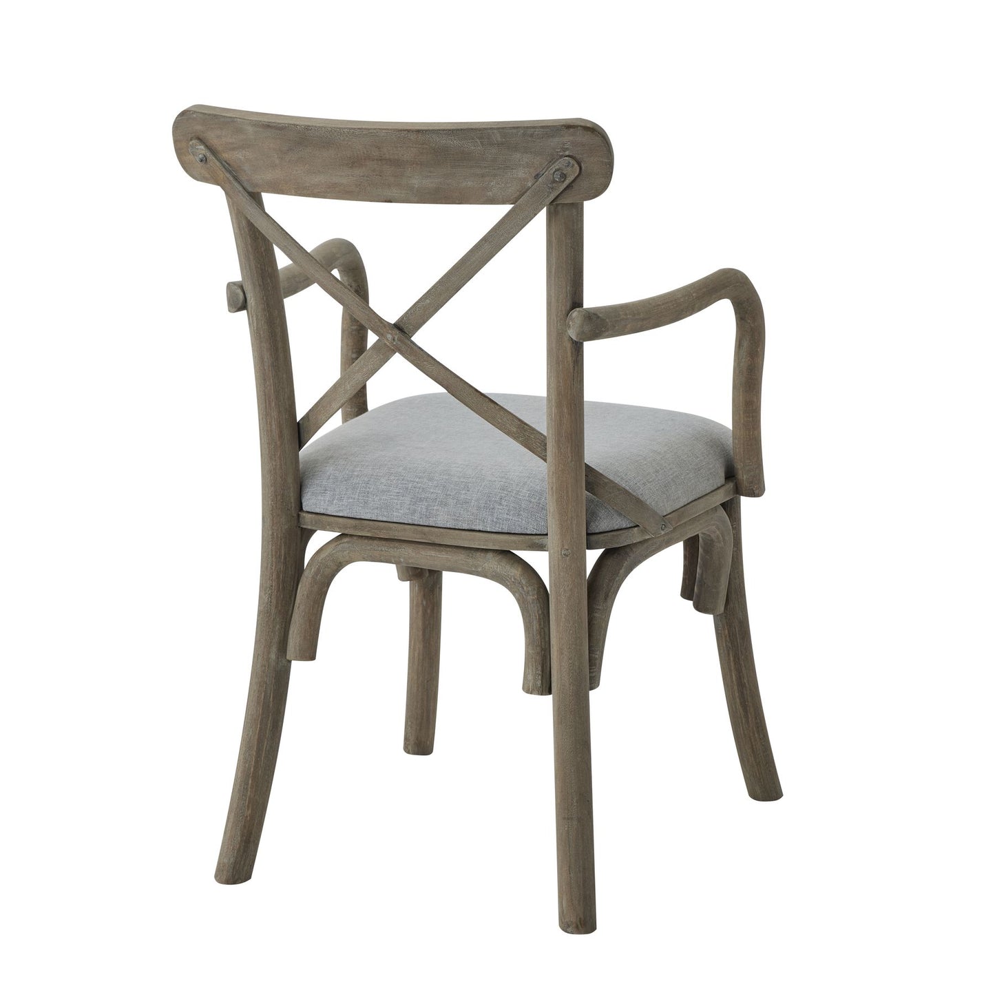 Dining Chair - Copgrove Collection Cross Back Carver Chair With Fabric Seat