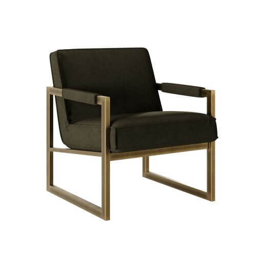 Club Chairs  - Mickleton Club Chair - Clay Clay chenille armchair