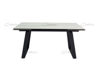 Dining Table - Dante Extending Table - White Ceramic- DTX-9200