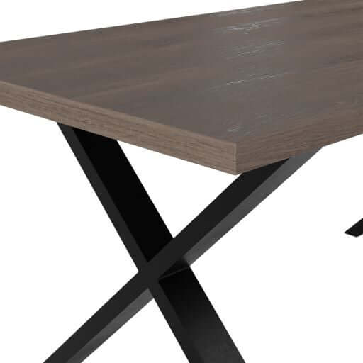 Dining Table - Pershore Dining Table Rectangular dining table in aged oak and oak veneer