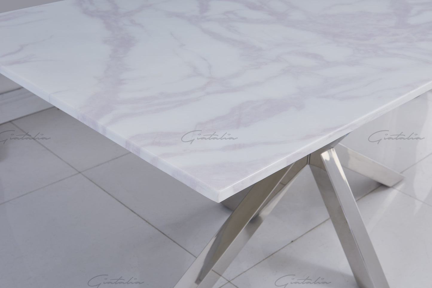 Dining Table - Riviera White 160cm Table DT-4000 - On Sale Now !!