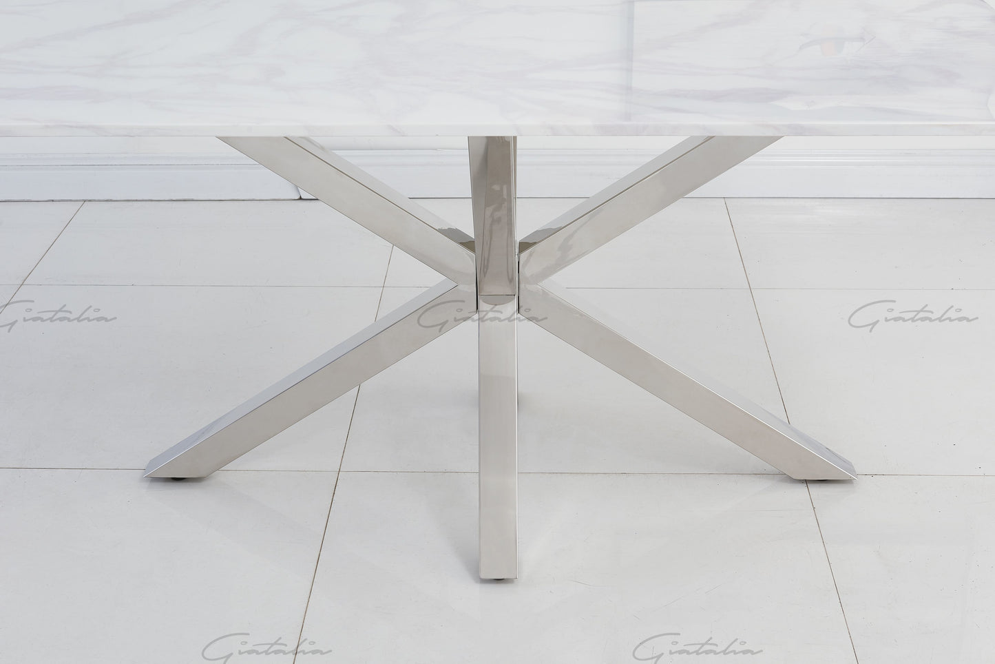 Dining Table - Riviera White 160cm Table DT-4000 - On Sale Now !!