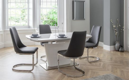 Dining Set - Como Grey & Luxe Grey Dining Sets