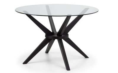 Dining Table - Hayden Round Glass 120cm Table