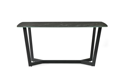 Dining Table - Olympus Dining Table - Black & White Marble